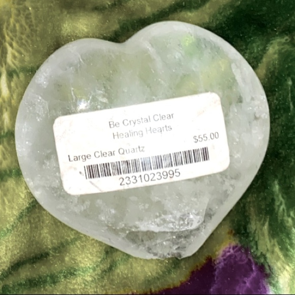 “Be Crystal Clear” crystal rock